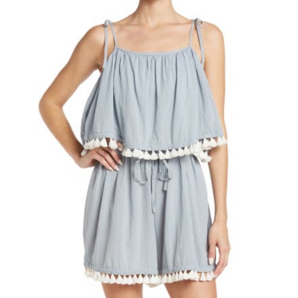 ❣️Madewell‎ Tassel Cover-Up Romper Boho❣️